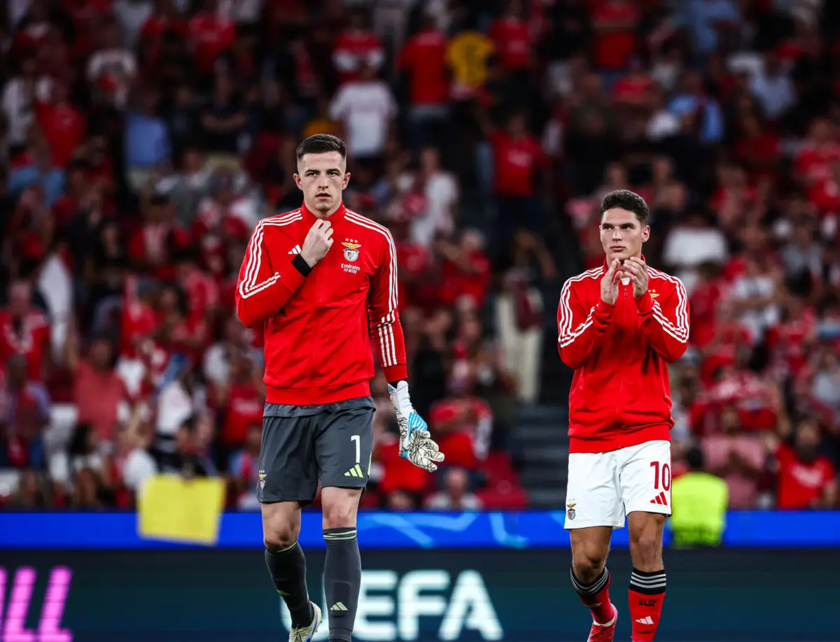 Trubin e Sudakov jogam juntos no Benfica e na seleção da Ucrânia
(Mário Vasa)