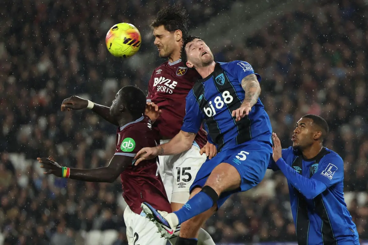 Imagem de contexto do artigo West Ham, de Nuno Espírito Santo, empata a zero na receção ao Bournemouth