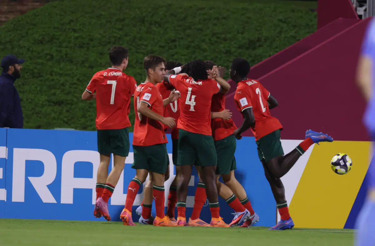 A festa da jovem seleção portuguesa