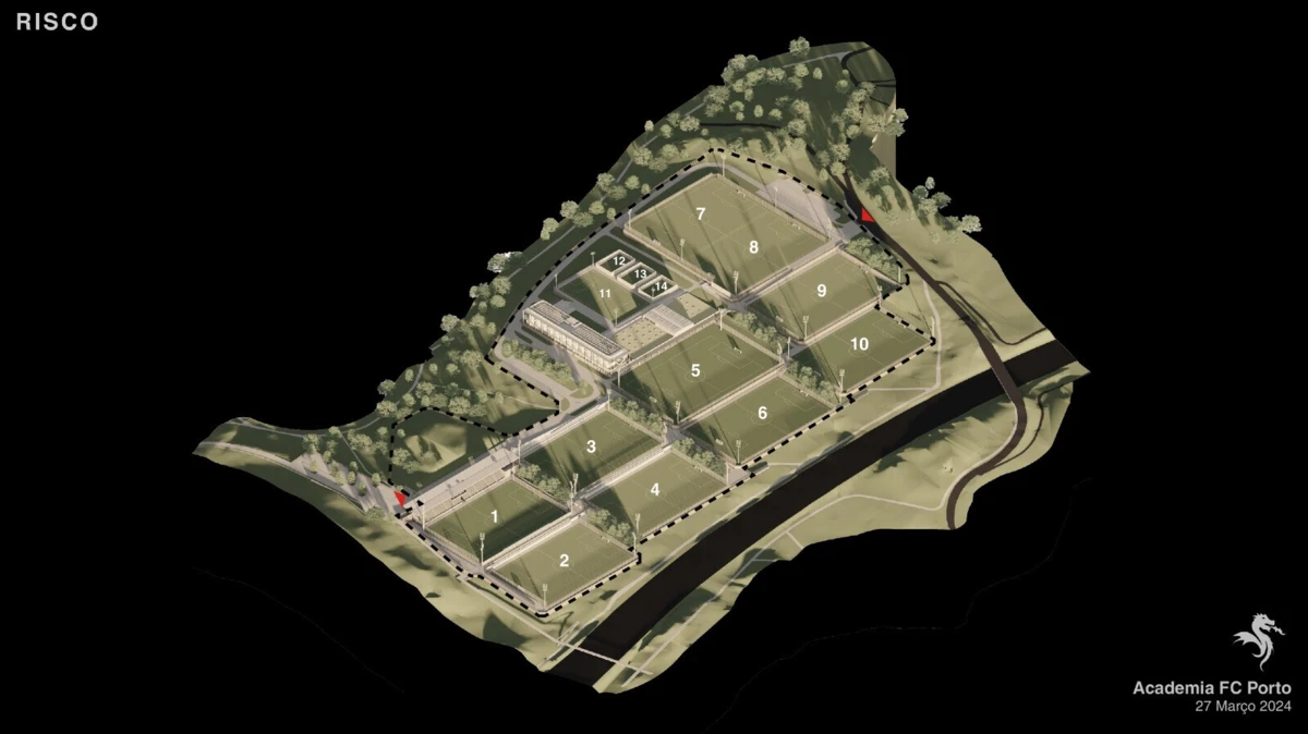 Imagem de contexto do artigo CCDRN não está convencida e obras da Academia do FC Porto podem parar
