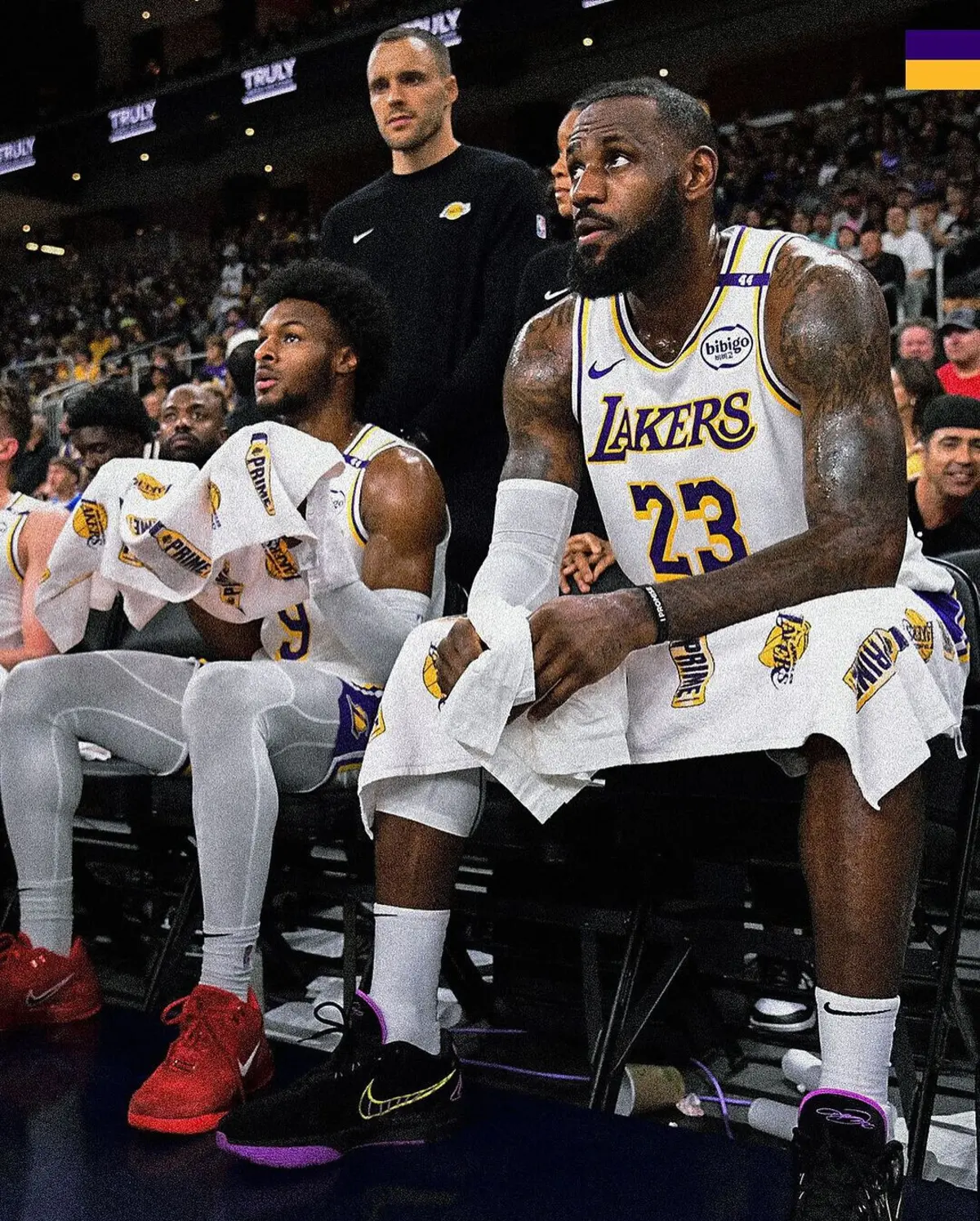 Bronny e LeBron James