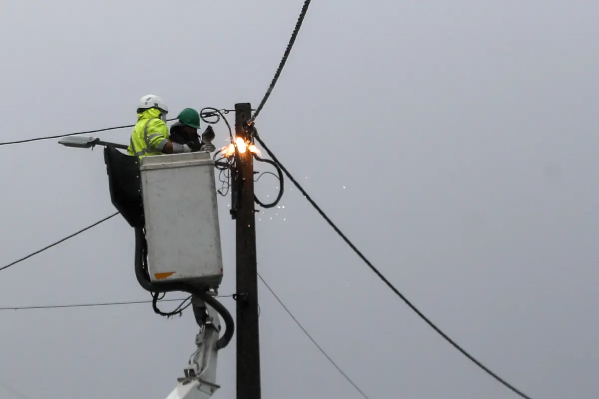Imagem de contexto do artigo Um total de 33 mil clientes da E-Redes sem energia pelas 08h00