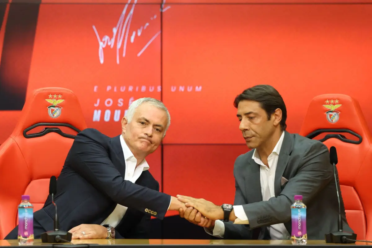 José Mourinho e Rui Costa