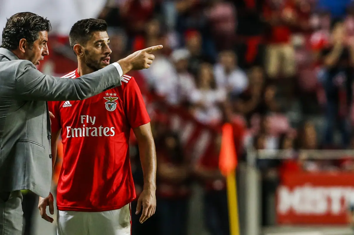 Rui Vitória e Pizzi ( Pedro Rocha / Global Imagens )