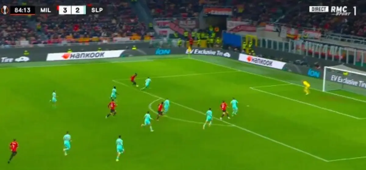 Golo de Leão (créditos: X/Reprodução)