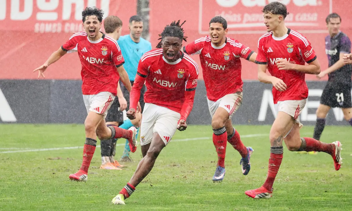 Imagem de contexto do artigo Benfica vence Slavia Praga e segue para os oitavos da Youth League