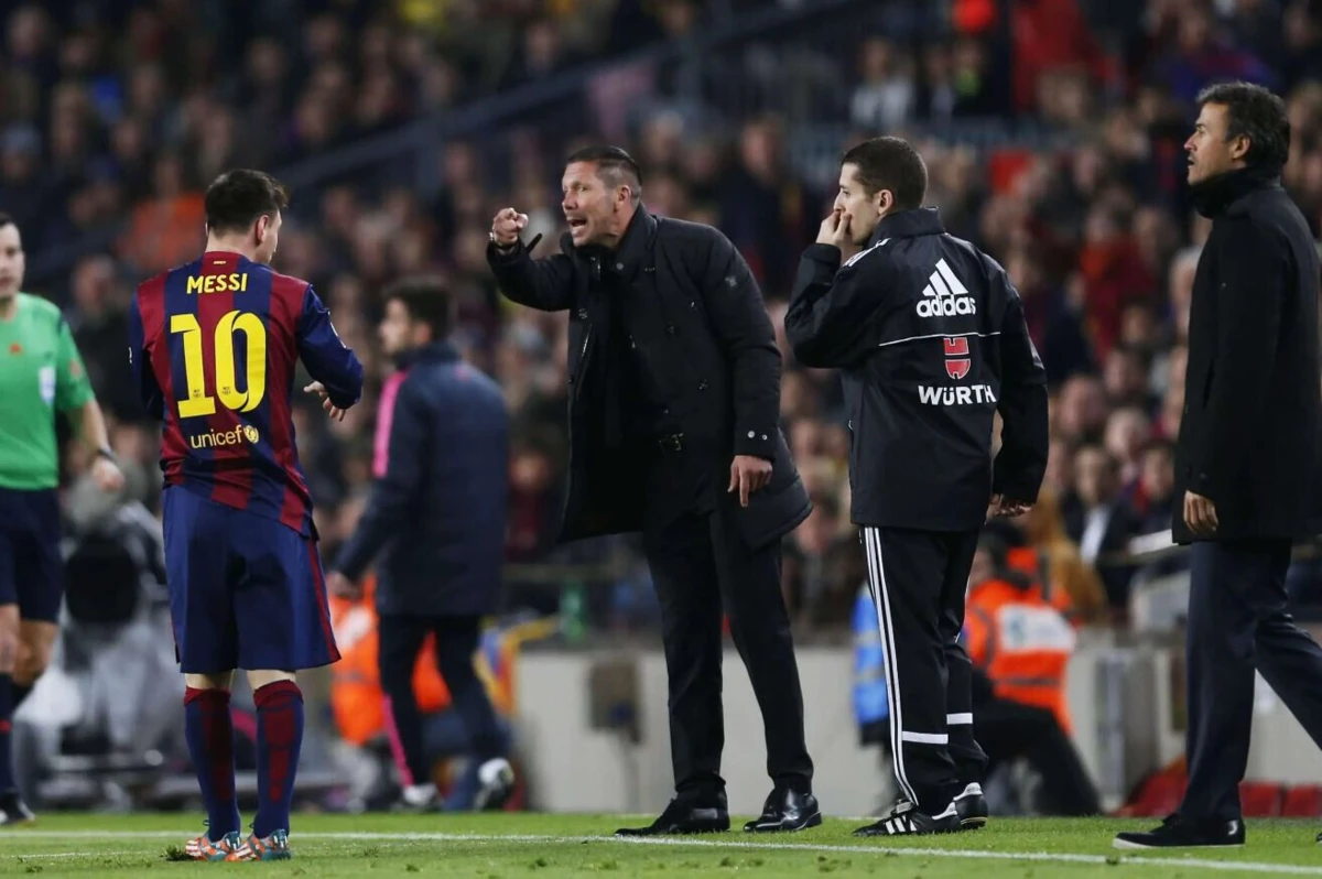 Imagem de contexto do artigo O "insulto" de Simeone a Messi para motivar os jogadores do Atlético de Madrid