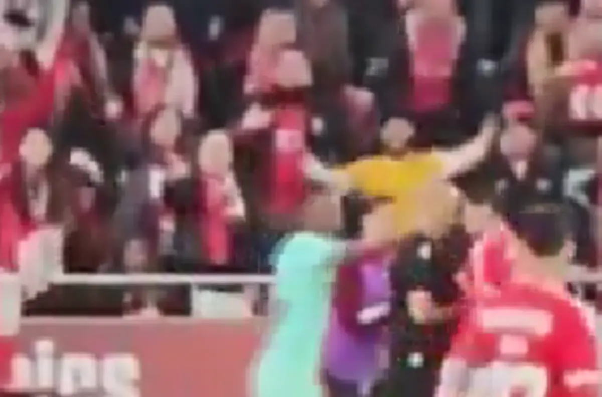 Imagem de contexto do artigo Di María encostou cabeça ao árbitro-assistente no Benfica-Braga. Veja o momento