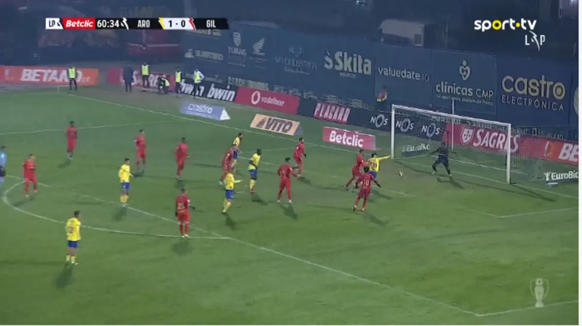 Imagem de contexto do artigo Golo do Arouca: veja como Mujica bisou frente ao Gil Vicente