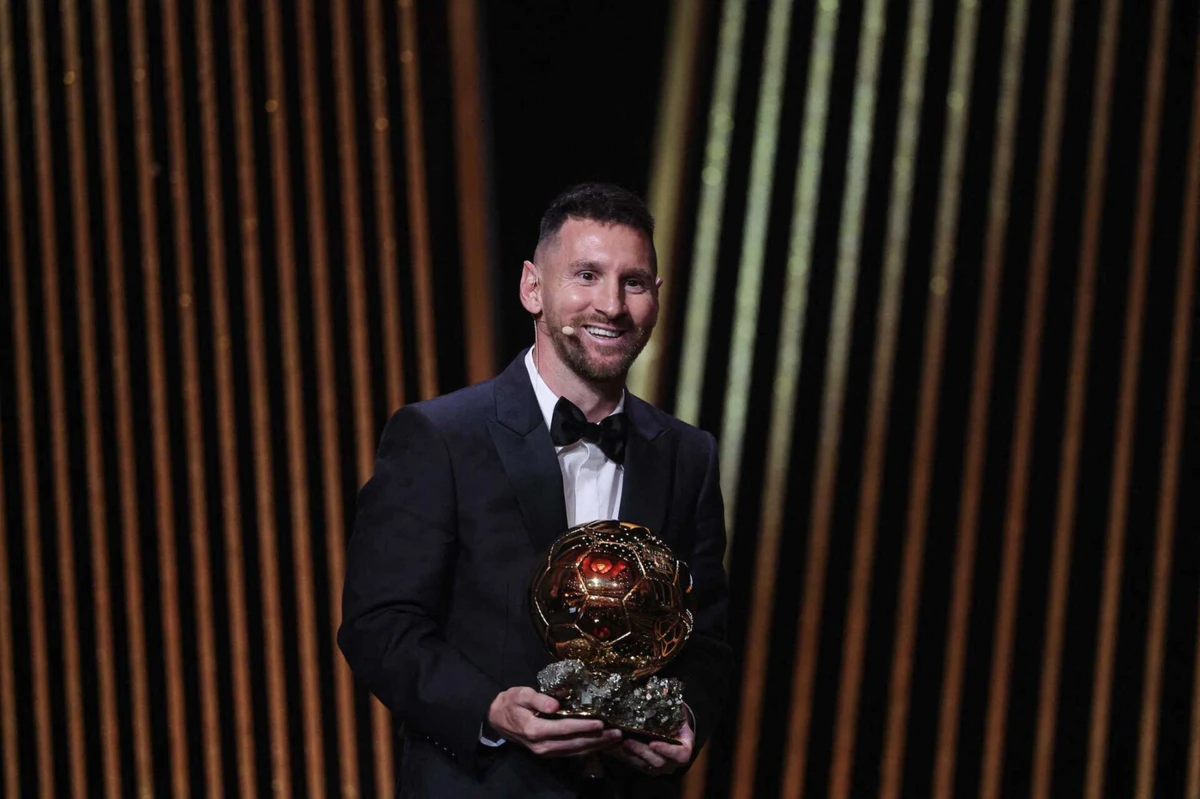 Lionel Messi venceu a Bola de Ouro 2023