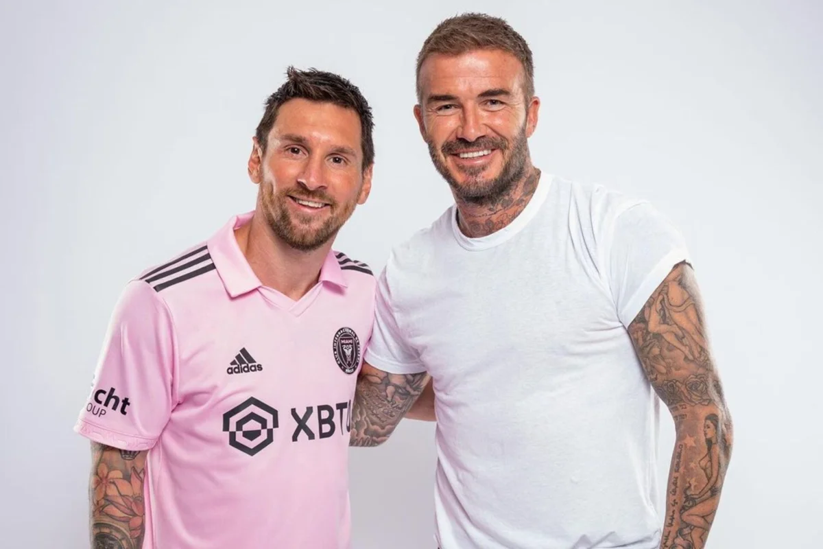 Lionel Messi e David Beckham