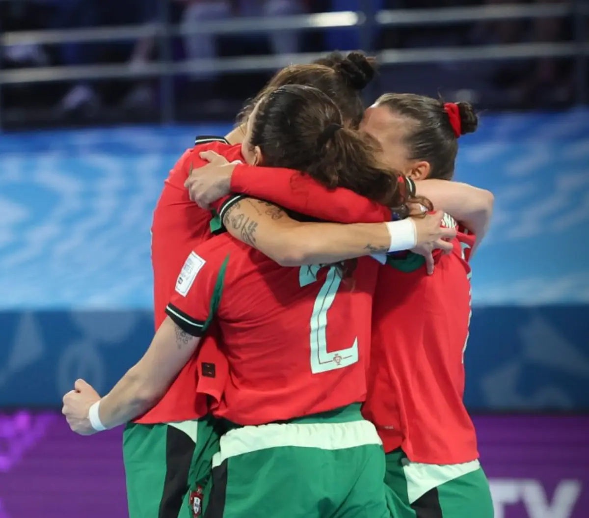Imagem de contexto do artigo Portugal goleia Itália e apura-se para as meias-finais do Mundial feminino de futsal