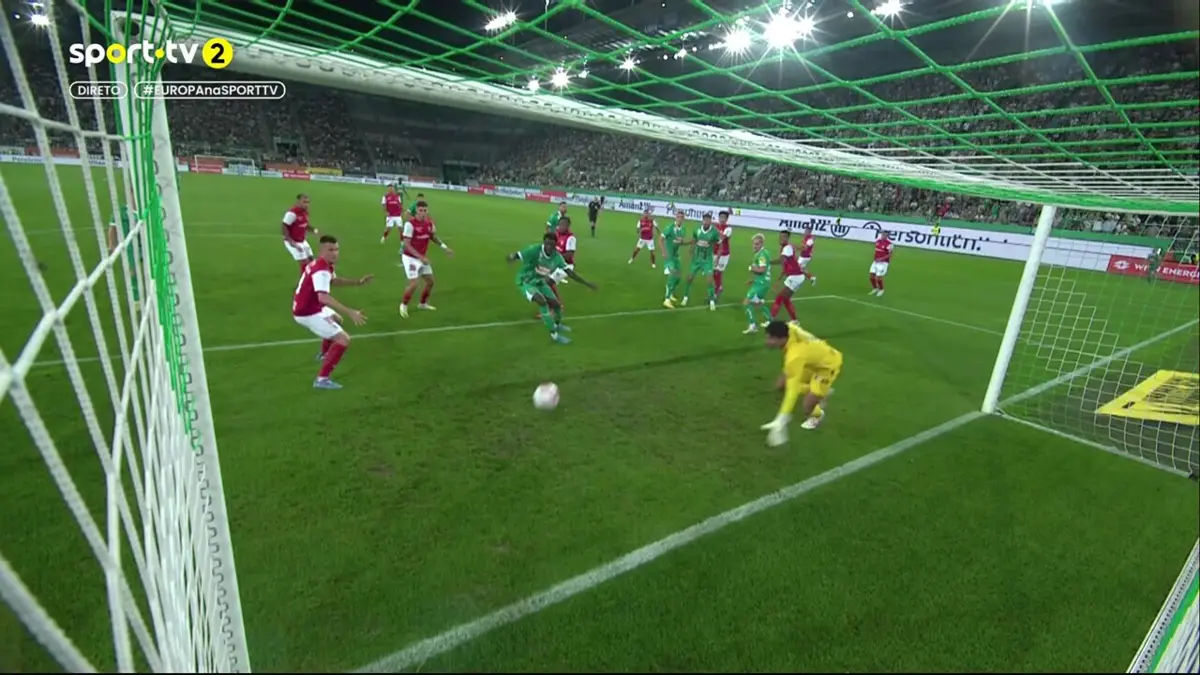 Imagem de contexto do artigo Rapid Viena empata a eliminatória com autogolo do Braga. Ora veja