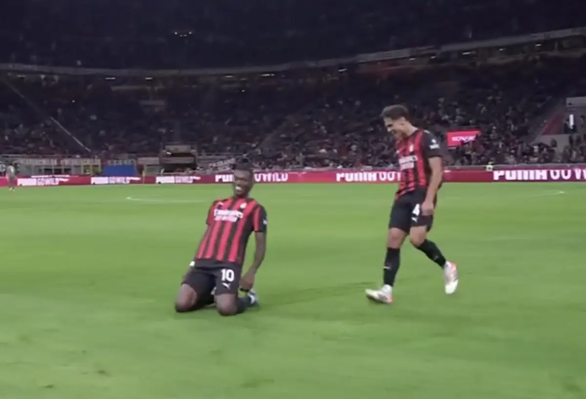Imagem de contexto do artigo Rafael Leão abriu o marcador do Milan-Pisa com este belo golo