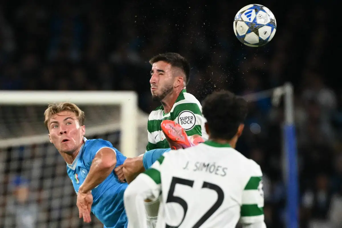 Hojlund e Gonçalo Inácio