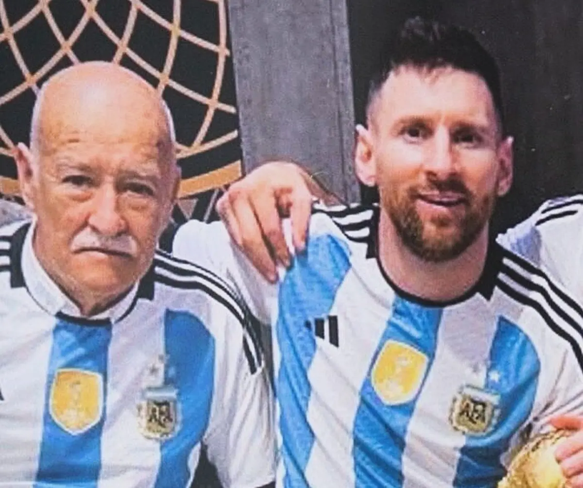 Messi e Omar Souto