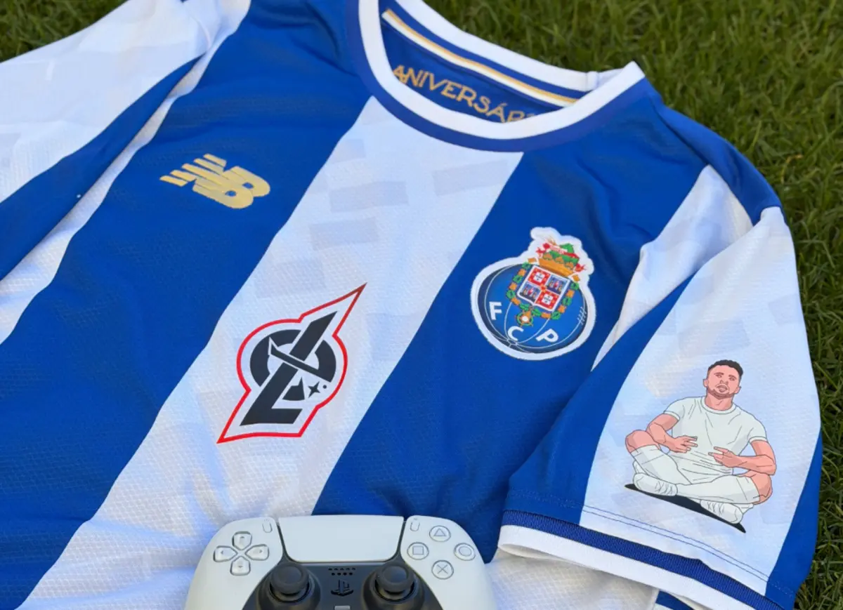 Imagem de contexto do artigo Diogo Jota: FC Porto e Luna eSports prolongam parceria com este detalhe na camisola