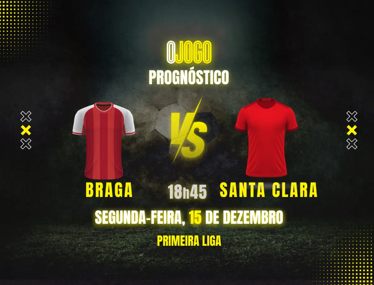 Imagem de contexto do artigo Prognóstico Braga vs Santa Clara: Dicas e Odds para a Primeira Liga