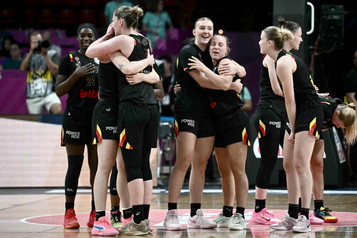 A Bélgica venceu o Eurobasket feminino (créditos: AFP)
