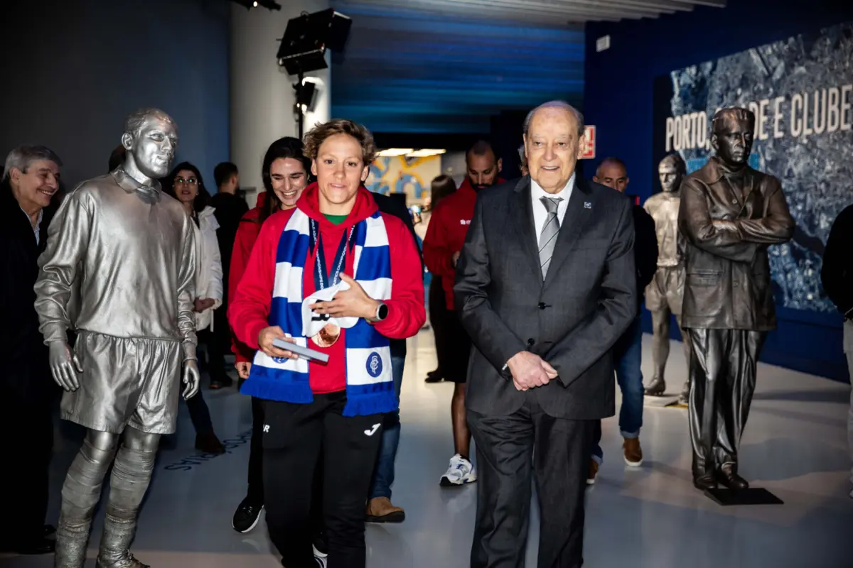 Angélica André e Pinto da Costa (créditos FC Porto)