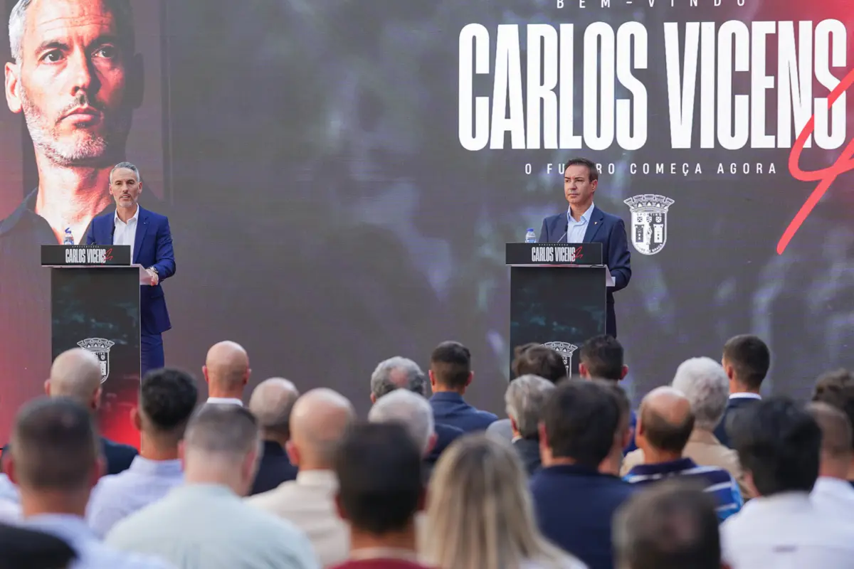 Carlos Vicens e António Salvador (Créditos: Lusa)