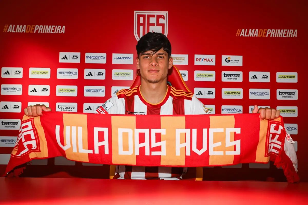 Guilherme Neiva, jogador do Aves SAD (créditos: Aves SAD)