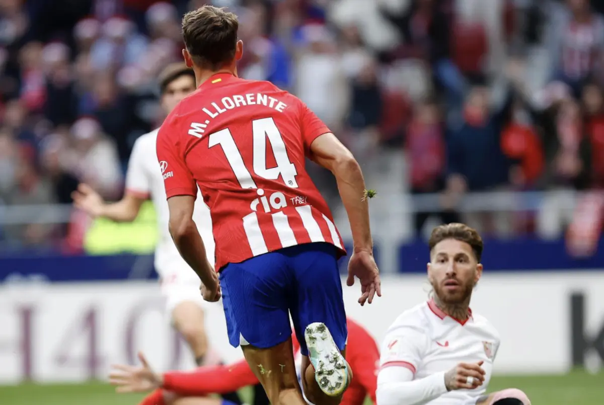 Marcos Llorente e Sergio Ramos (Créditos: reprodução/Twitter)