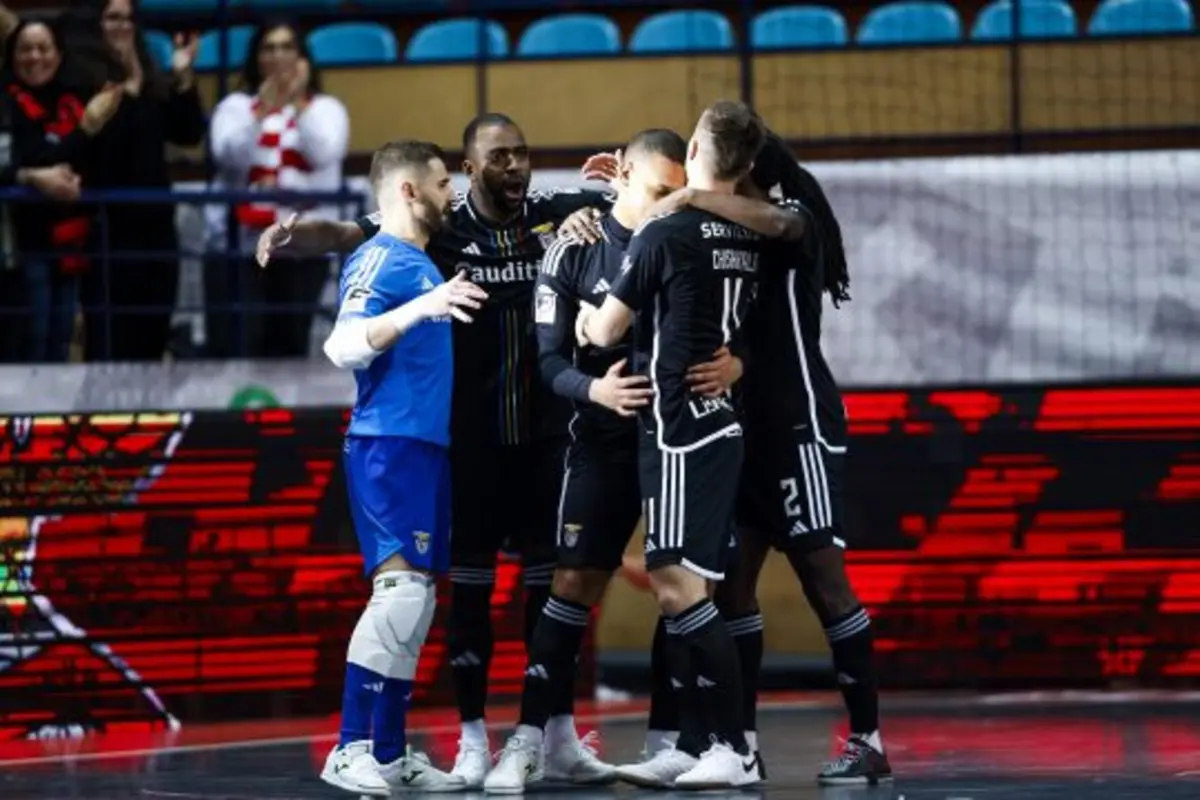 A festa do Benfica (Créditos: Diogo Pinto/FPF)