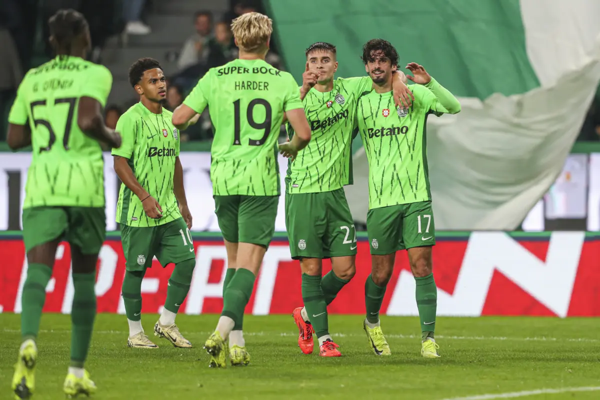 Trincão marcou um na goleada do Sporting (Créditos: Pedro Rocha/Global Imagens)