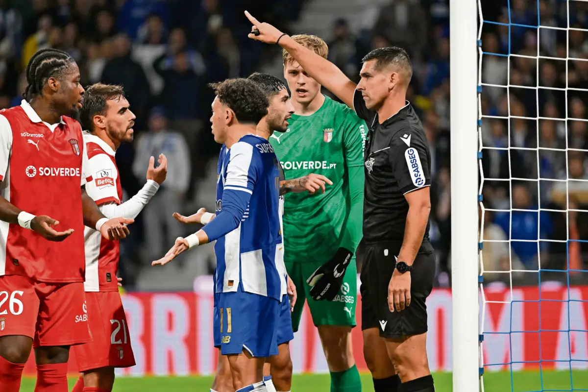 Fábio Veríssimo apitou o FC Porto-Braga