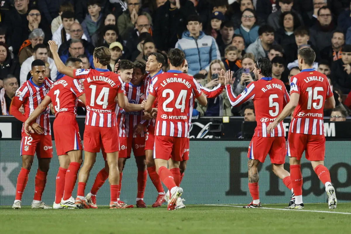 O Atlético de Madrid empatou a zeros com o Alavés
