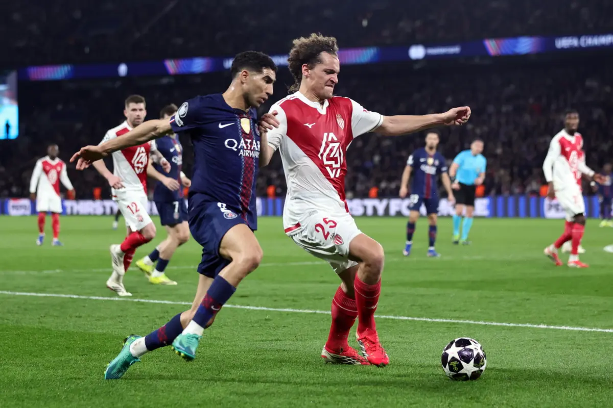 Achraf Hakimi e Wout Faes (Foto: EPA/Teresa Suarez)