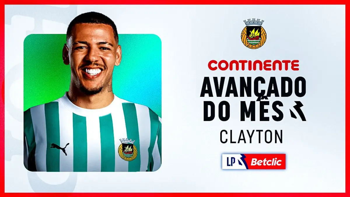 Imagem de contexto do artigo Clayton eleito melhor avançado do mês da I Liga em janeiro