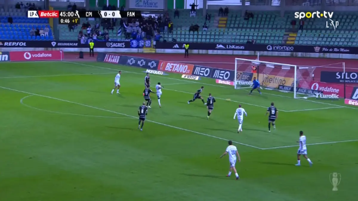 Imagem de contexto do artigo O golo de Chiquinho que colocou o Famalicão a vencer o Casa Pia