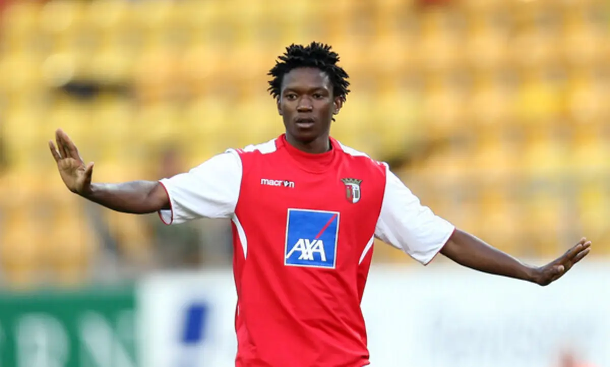 Rainford Kalaba com a camisola do Braga