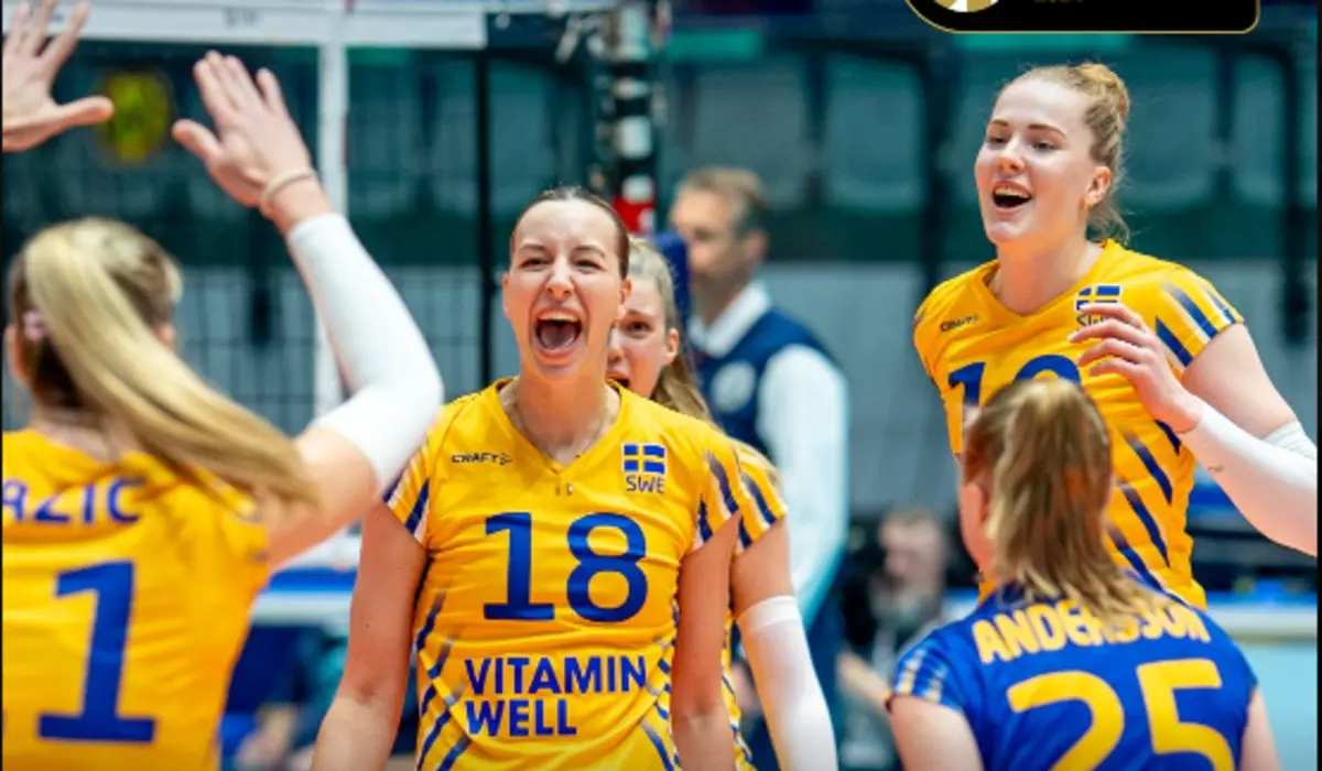 A festa da seleção feminina sueca