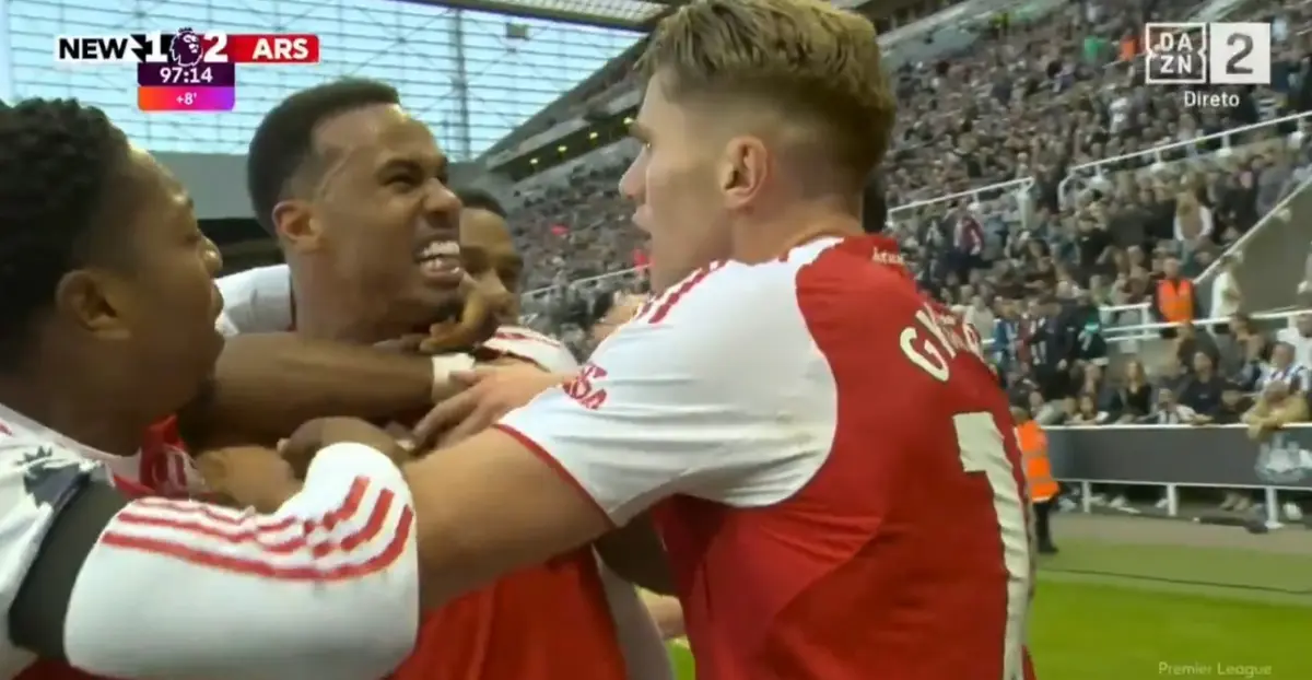 Imagem de contexto do artigo Vídeo: Gabriel faz reviravolta aos 90'+6' e dá vitória ao Arsenal