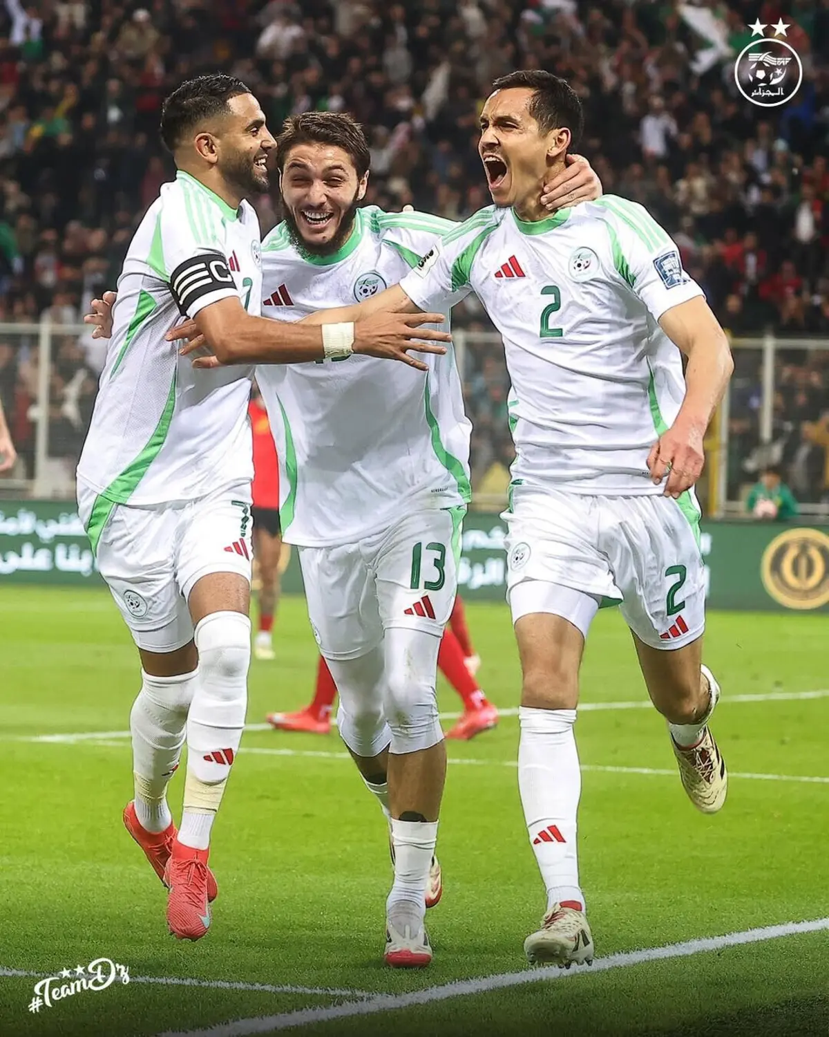 Seleção da Argélia (créditos: Instagram)