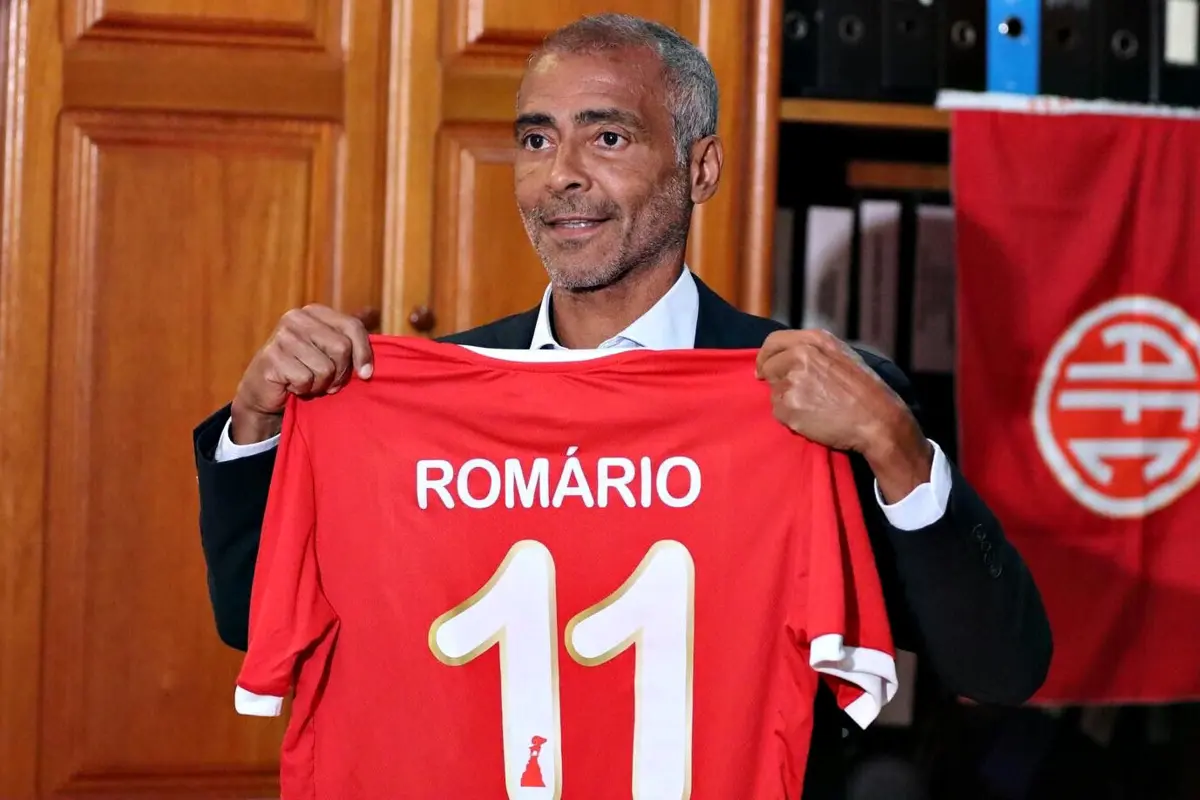 Imagem de contexto do artigo Romário: "Hoje marcaria mais de 2000 golos, os jogadores são muito burros"