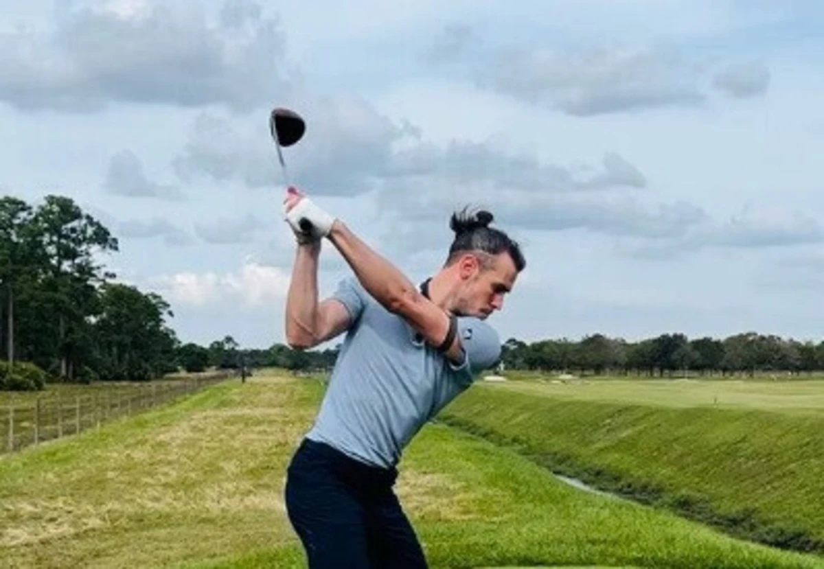 Bale deu entrada no golfe após despedir-se do futebol (créditos: Instagram)