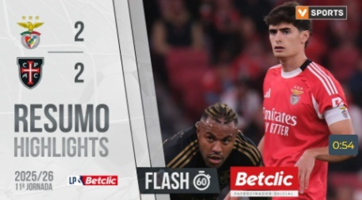 Imagem de contexto do artigo O resumo do polémico empate entre Benfica e Casa Pia. Veja aqui