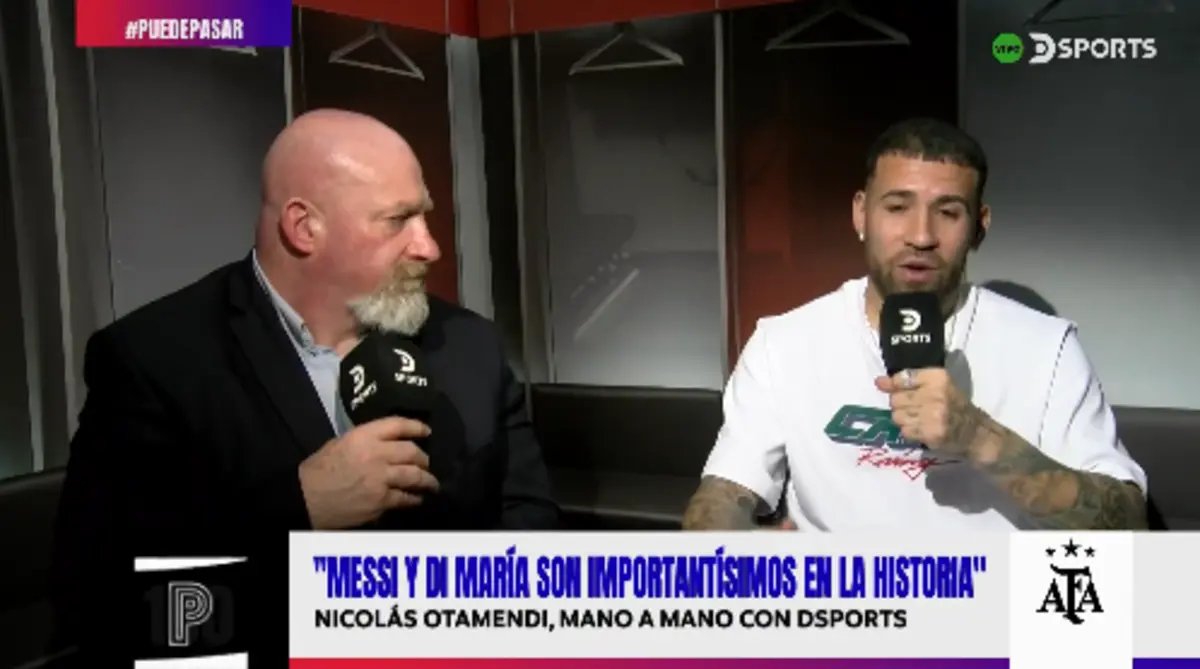 Imagem de contexto do artigo Otamendi fala do futuro: "É cada vez mais difícil regressar à Argentina"