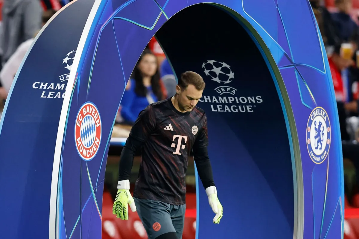 Neuer é o mais velho do Bayern a jogar na Liga dos Campeões