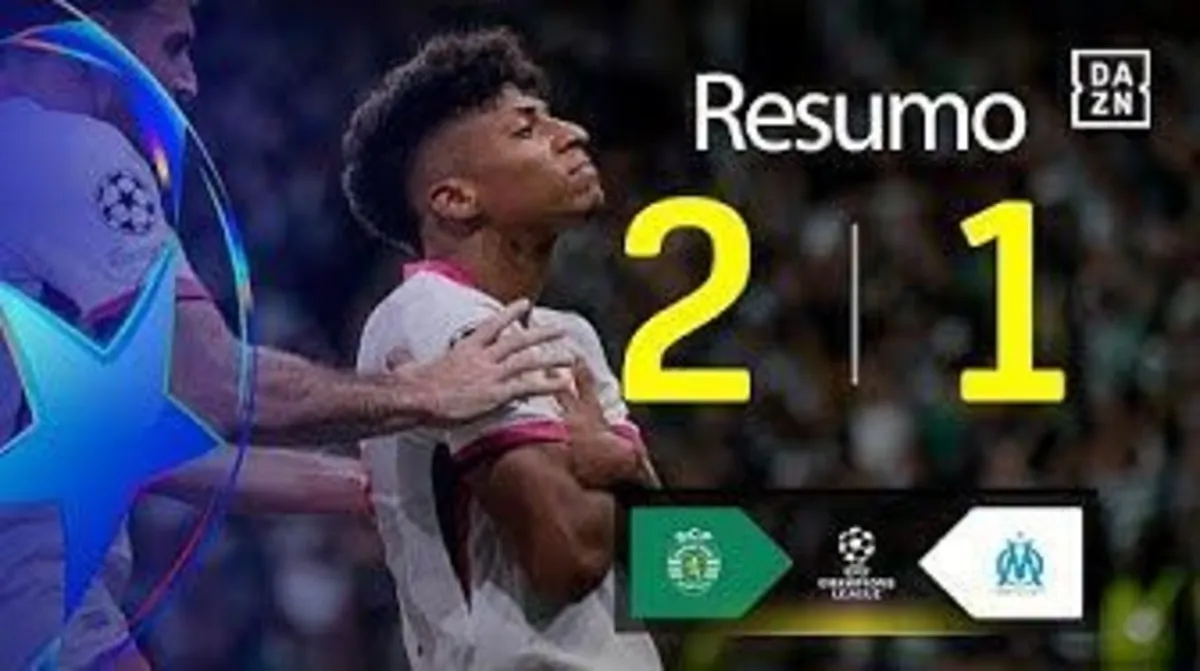 Imagem de contexto do artigo Veja neste resumo os melhores lances do Sporting-Marselha