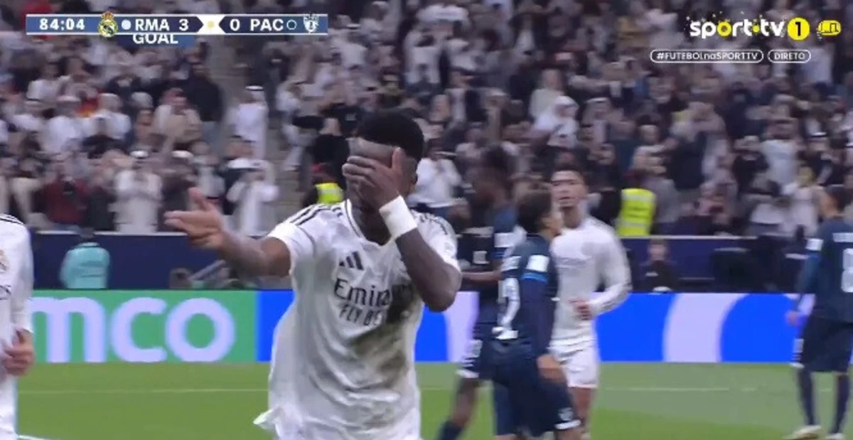 Imagem de contexto do artigo Vinícius Júnior fecha vitória do Real Madrid na final da Taça Intercontinental