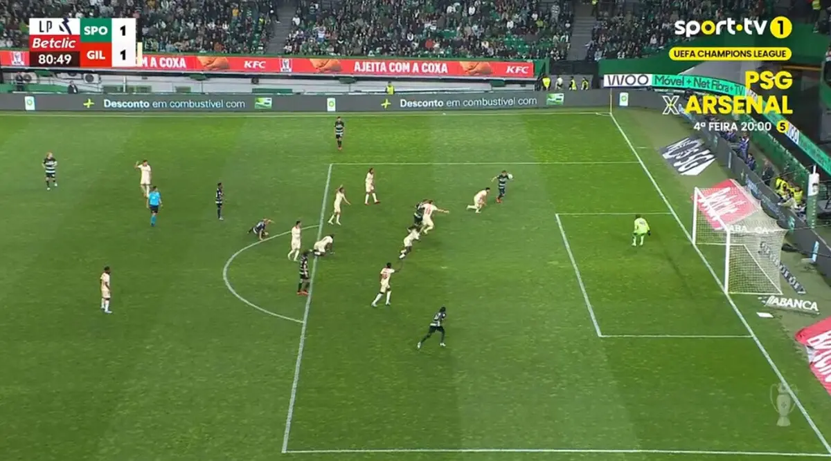 Imagem de contexto do artigo Maxi Araújo faz empate no Sporting-Gil Vicente: veja o golo