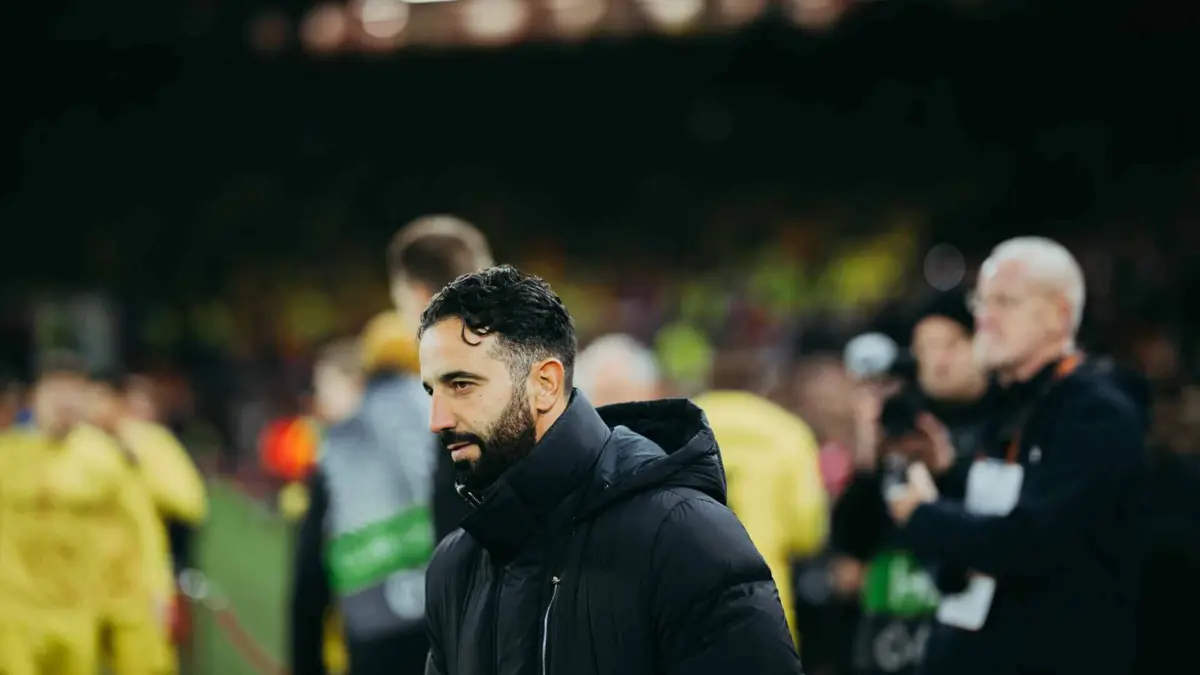 Imagem de contexto do artigo Antigo jogador do United: "A tempestade chegou para Rúben Amorim"