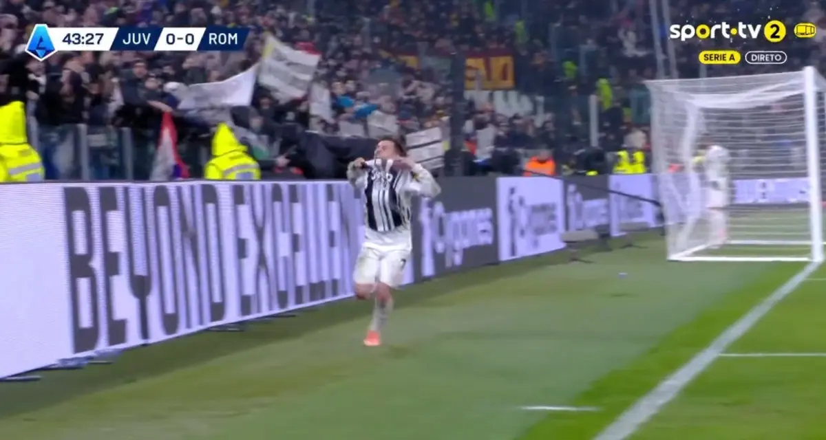 Imagem de contexto do artigo Francisco Conceição marca no Juventus-Roma. Veja o golo