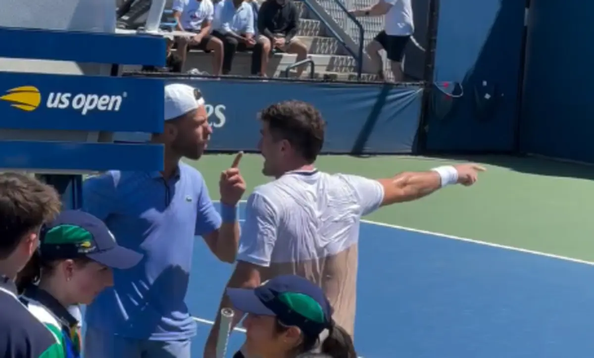 Imagem de contexto do artigo Tensão no US Open: argentino e francês encararam-se