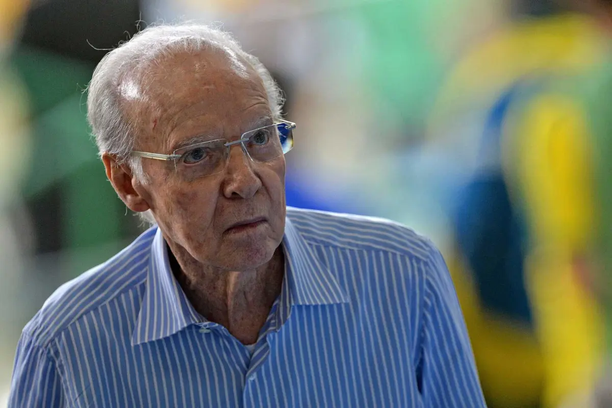 Mário Zagallo em 2014 (Créditos: Nelson ALMEIDA / AFP)